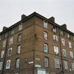 London Street art, Haggerston Estate, Hackney, 'I am Here' Project