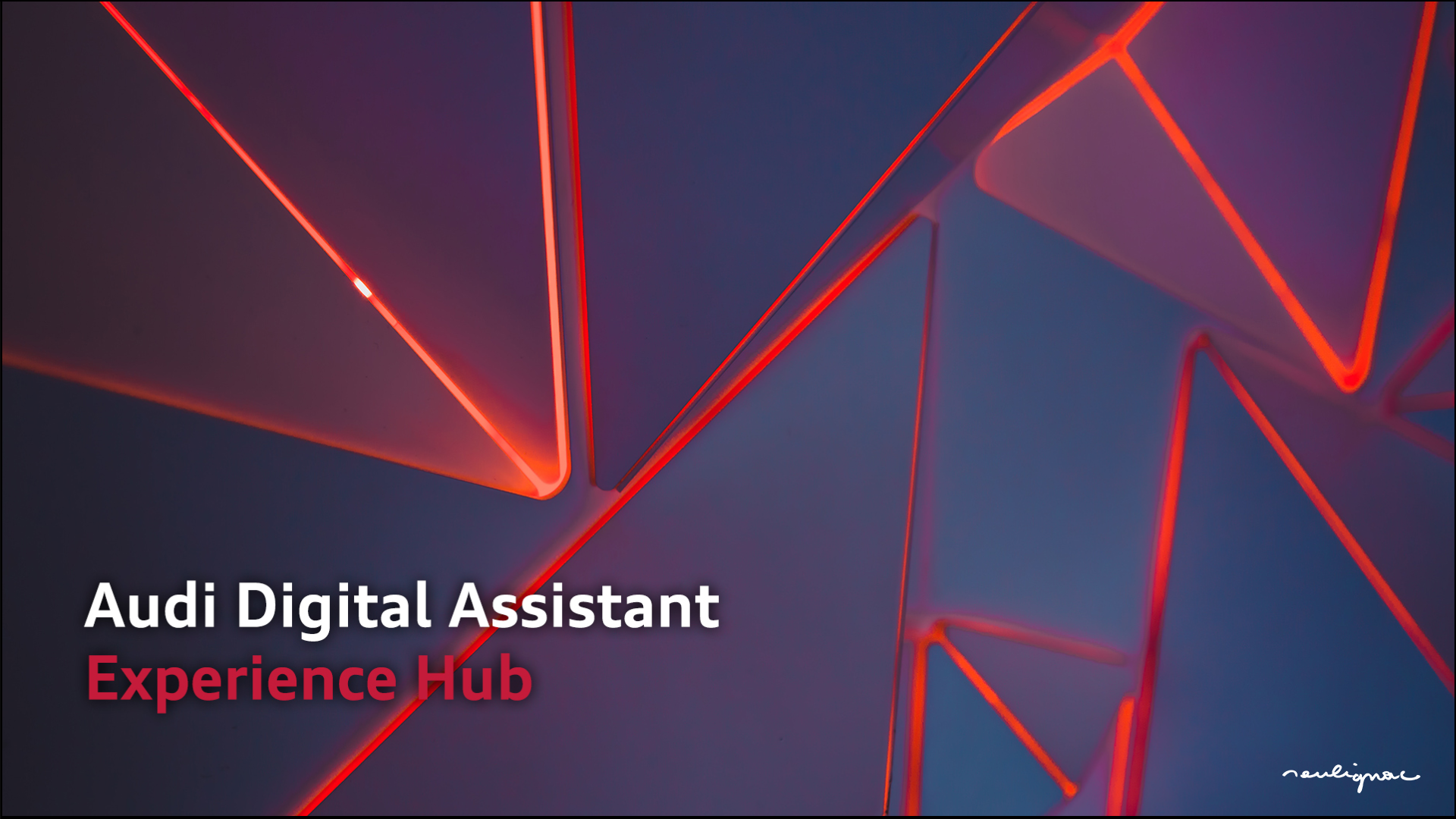 Audi China - Digital Assistant Researches - EXPERIENCE HUB - Art direction for video storyboard - Francois Soulignac, MADJOR Labbrand Shanghai, China