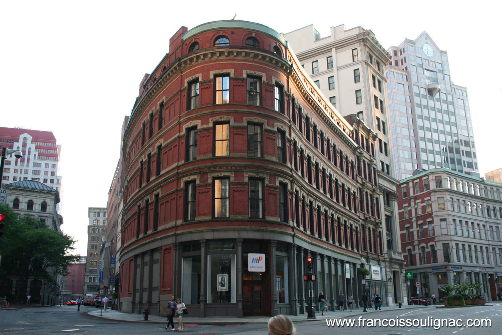 Boston Manpower Building, Franklin and Devonshire street corner