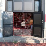 Boston Street Art - Boston University Theatre - Door of Production center