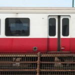 Boston Subway - MBTA red line - metro car