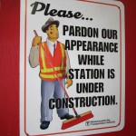 Boston Subway - MBTA - Please pardon our appearance while station is under construction
