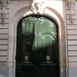 Paris Architecture | Porte d'entrée d'immeuble Haussmannien, Paris 9eme