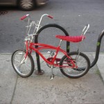 Design New York, Vintage children's bike on Manhattan street