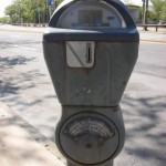 Parking meter (Parcmètre or parcomètre in french) at Coney Island (Long beach)