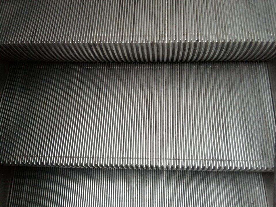 Design from Paris, Marches métal escalator metro step subway