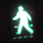 Paris Design, Signalisation passage clouté vintage vert, green trafic light sign