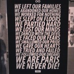 Paris Graphic Design | Affiche We Are Paris We Never Die - Cover Cyrcle