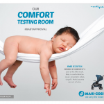 Maxi-Cosi China - Dorel Juvenile - Lila stroller key visual Baby Testing Room - Researches by Francois Soulignac, Digital Creative & Art Director - MADJOR Labbrand Shanghai, China