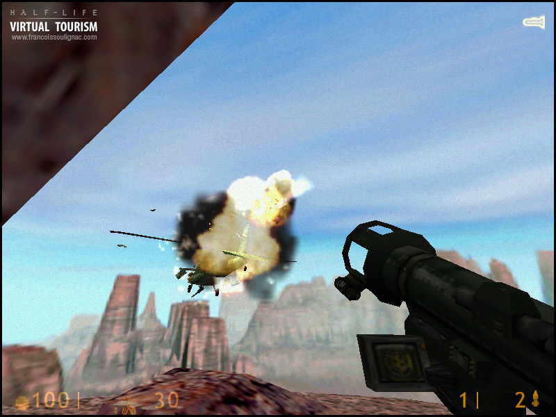 Virtual Tourism New-Mexico Black Mesa - Videogame Photography Half-Life