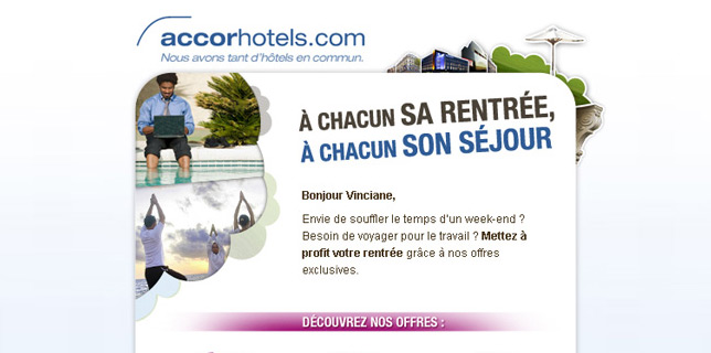 Francois Soulignac - Accor Hotel Newsletter