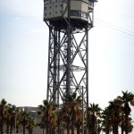 Francois Soulignac - Montjuic Cable Car tower, Barcelona port, Spain