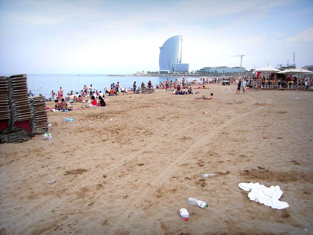 Francois Soulignac - Barcelona dirty beach, Spain