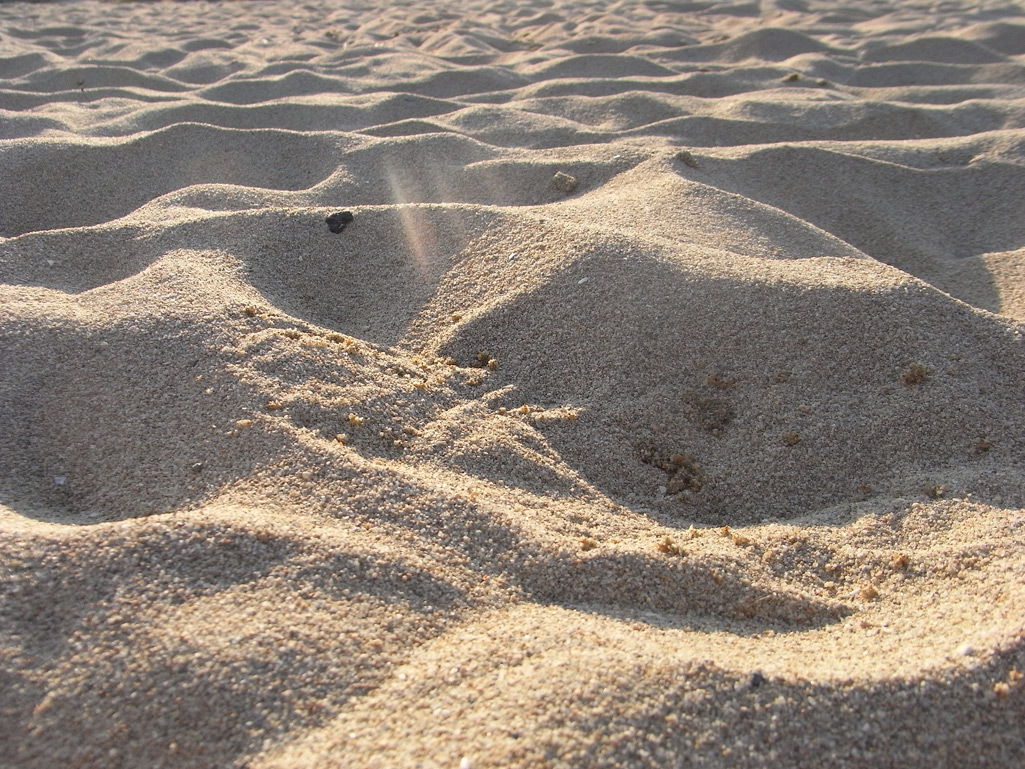 Francois Soulignac - Sand on the beach, Barcelona, Spain
