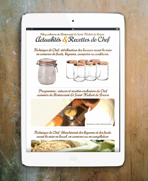 Francois Soulignac - Brand content for restaurant - Recipes