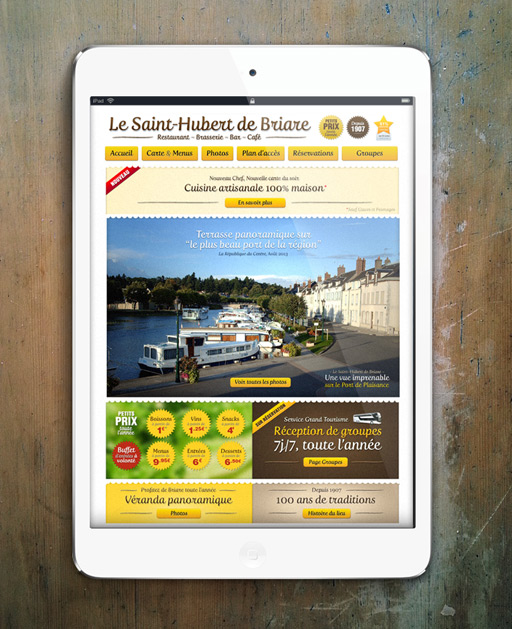 Francois Soulignac - Digital Strategy for Restaurant - Homepage