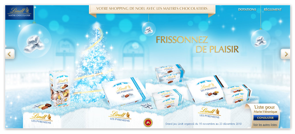 Francois Soulignac - Lindt Noel - Personal Shopper - Lindt Pyrénéens Page