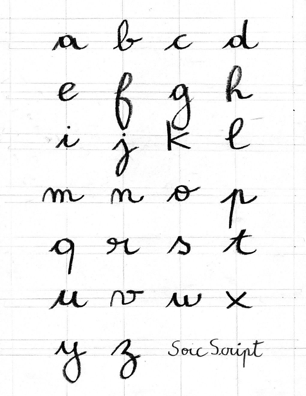 Francois Soulignac - Typography SOIC SCRIPT