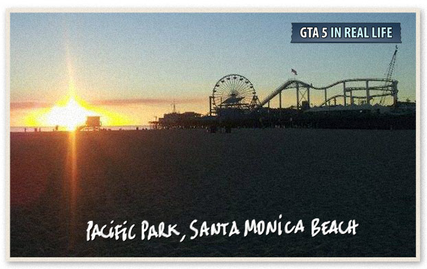 Gta in real life - Los Angeles - Pacific Park Santa Monica beach