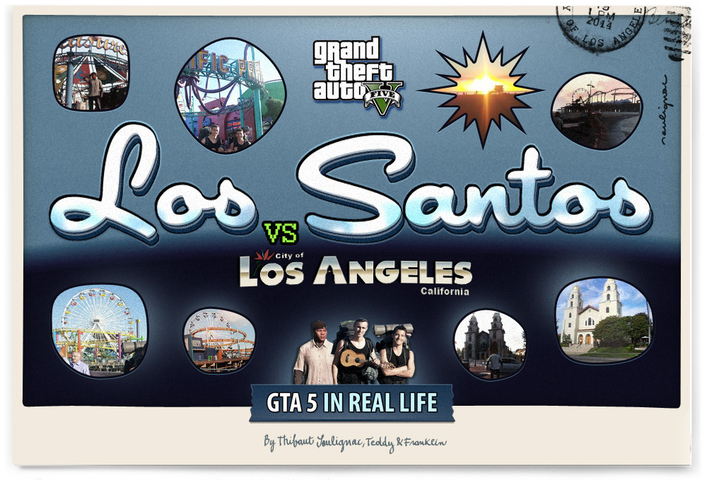 A CIDADE DO GTA 5 na VIDA REAL!!! (LOS ANGELES) 