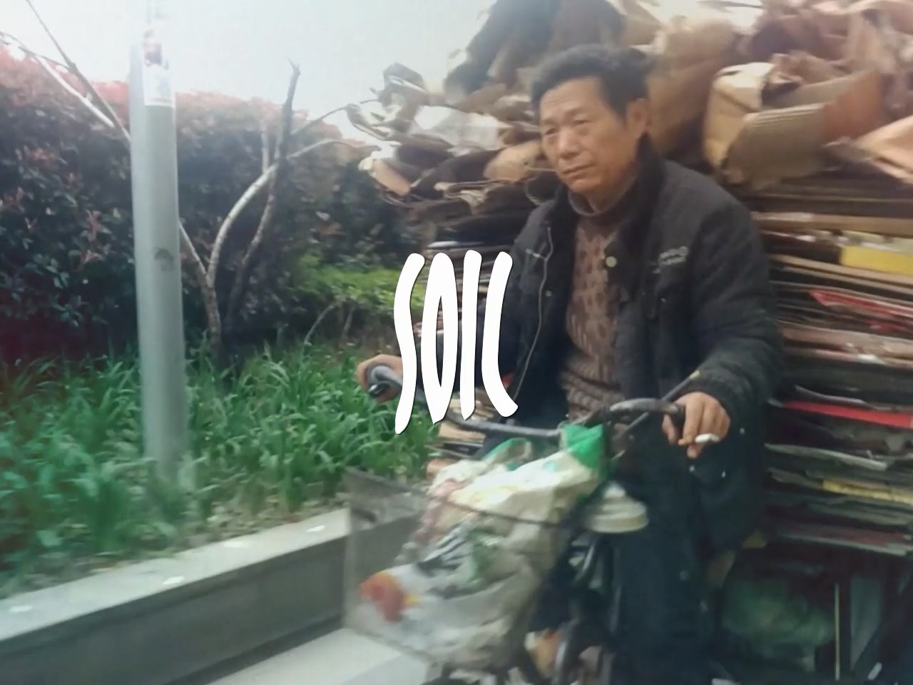 Cardboard collector, Shanghai, China, 2017 Cardboard collector, Shanghai, China, 2017