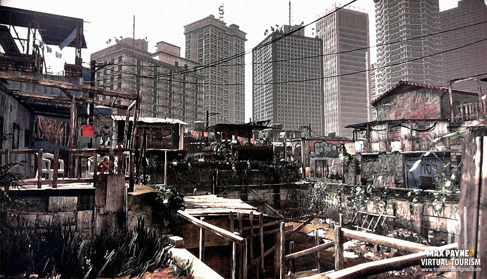 Virtual tourism Sao Paulo - Video Game Photography Max Payne 3