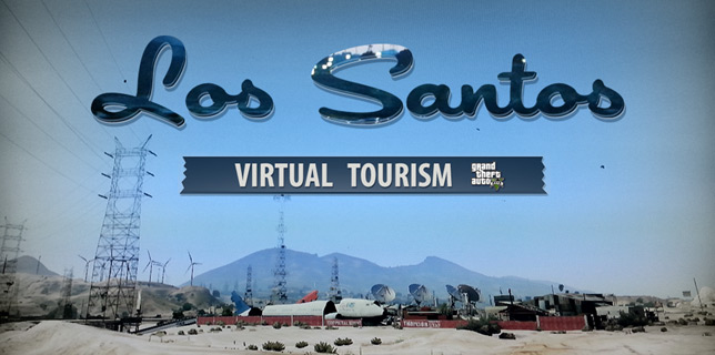Francois Soulignac - Virtual Tourism in Los Santos - Grand Theft Auto 5 - Vintage Postcard