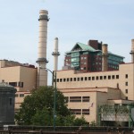 Cambridge architecture, Factory view from Longfellow bridge, Kendall station