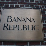 Boston Shop Sign - Banana Republic