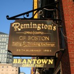 Boston Shop Sign - Remington's of Boston