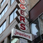 Boston Shop Sign - Rogers Jewelers
