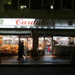 Cardullo's store front, Harvard Station, Cambridge