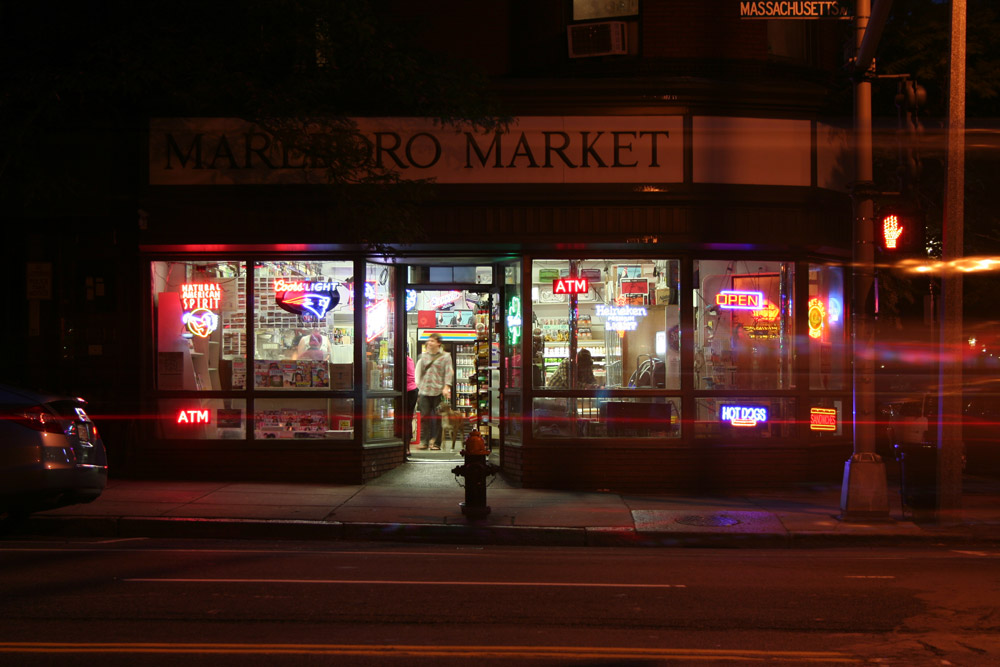 Francois Soulignac - Boston Store Front, Marlboro Market, Massachusetts Street