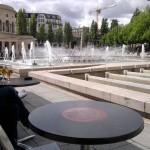 Paris Streets, Terrasse du 25eme Degré Est, MEtro Jaures, Paris 19eme