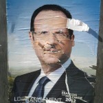 Paris Streets | Affiche François Hollande déchirée