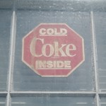 Boston Graphic Design, Cold Coke Inside vintage sign