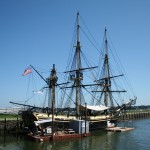 Francois Soulignac - Salem MA - Old boat on harbor