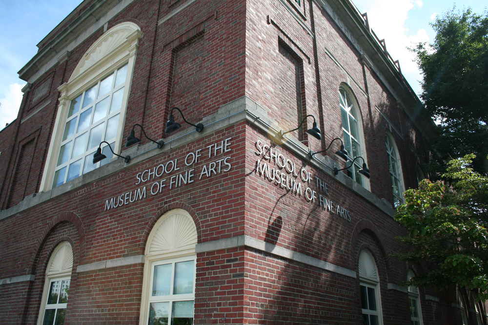 School of the Museum of Fine Arts - Front sign