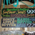 Sunflower seeds and honey apple/mango butter brand market at Trader Joe's market (130 Court Street, Brooklyn)