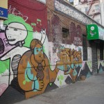 New York Mexican Street art (graph painting) at Brooklyn (Montrose Av station)
