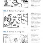 Starbucks China - Delivery Campaign - STORYBOARD SEQUENCES - Francois Soulignac - MADJOR Labbrand, Shanghai