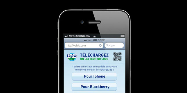 Francois Soulignac - QR Code Mobile Application Volvic (Danone)